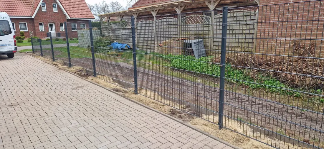 Zaun in Bockhorst – Montage durch Zaunonkel