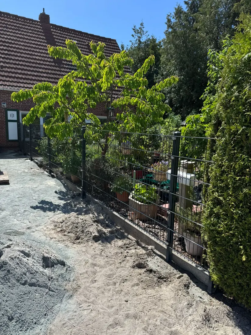 Zaun in Neermoor – Montage durch Zaunonkel
