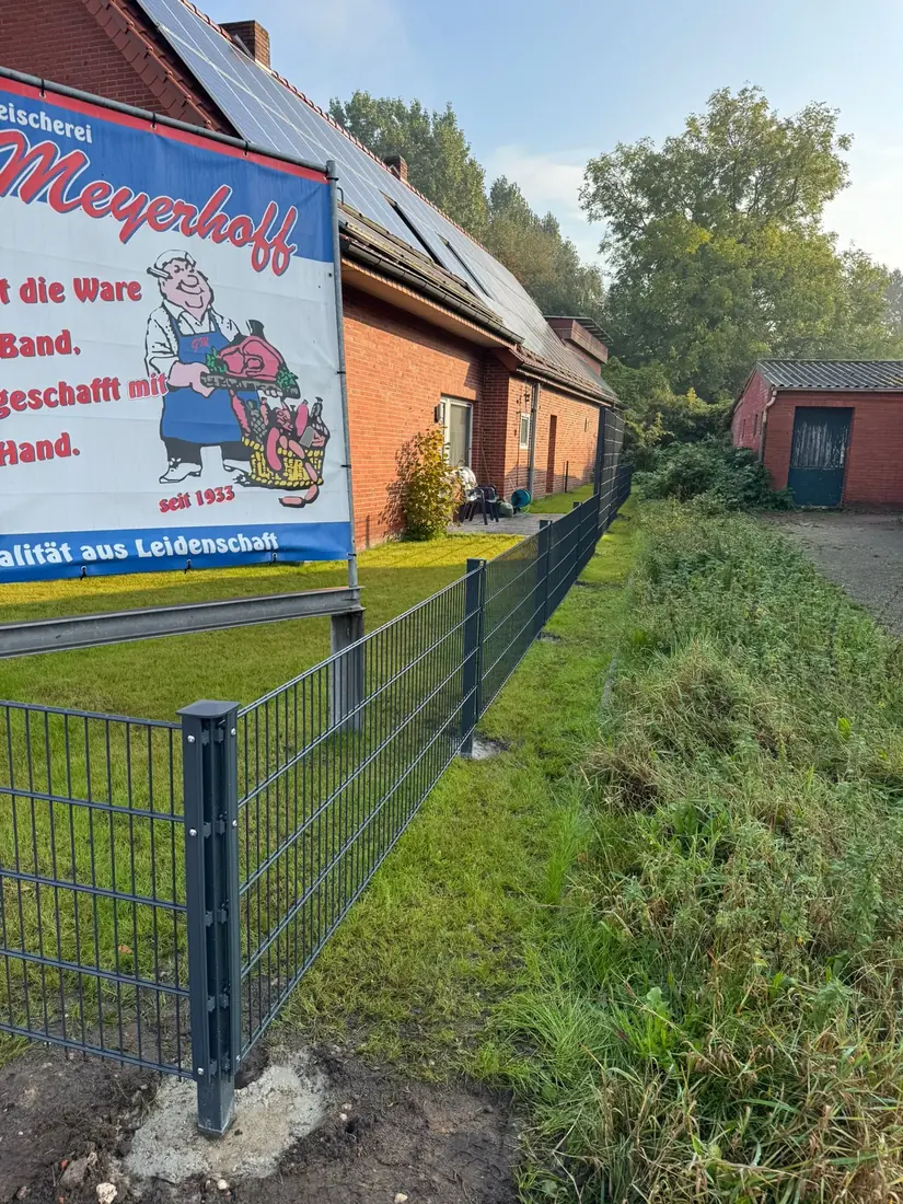 Zaun in Ostrhauderfehn – Montage durch Zaunonkel