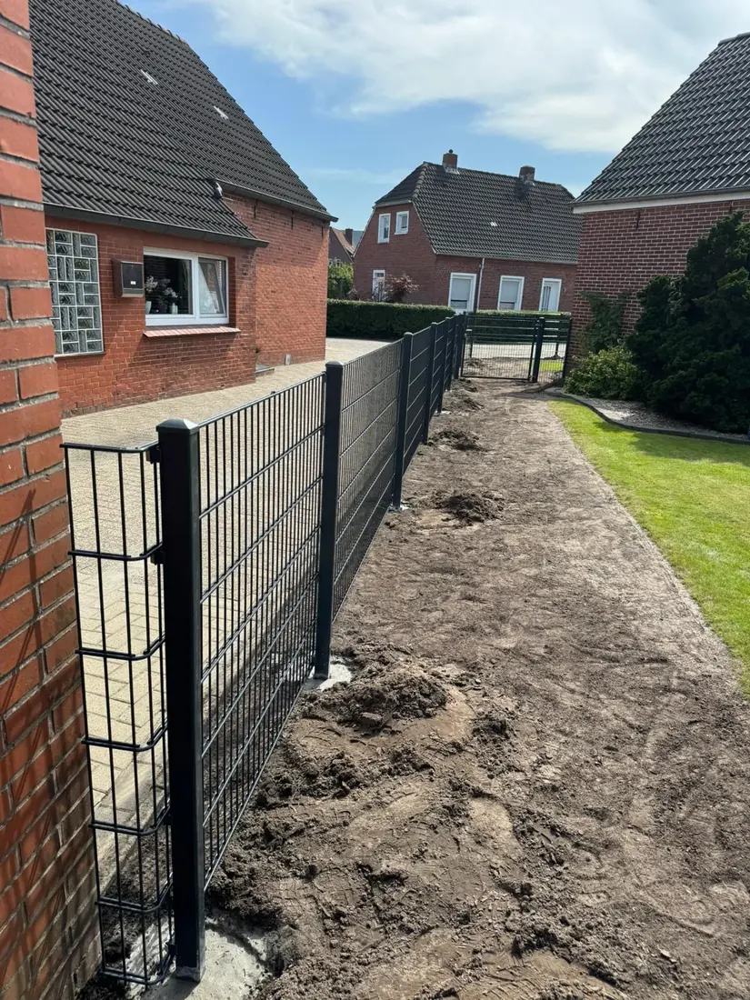 Zaun in Weener – Montage durch Zaunonkel